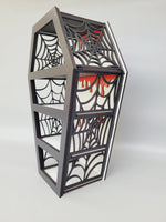 Spiderweb / Blood Drip Coffin Display