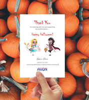#1029 - Halloween Thank You Card - A6