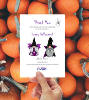 #1030 - Halloween Thank You Card - A6