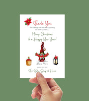 #1033 - Christmas Thank You Card - A6