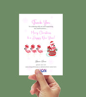 #1037 - Christmas Thank You Card AVON - A6