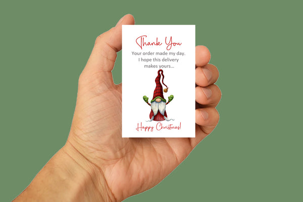 #1041 - Christmas Thank You Cards