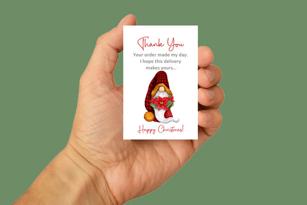 #1042 - Christmas Thank You Cards
