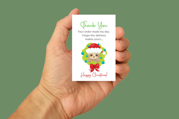 #1043 - Christmas Thank You Cards