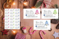 #1049 - Details labels x 21 Christmas