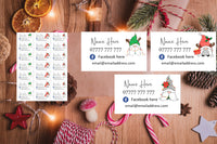 #1050 - Details labels x 21 Christmas