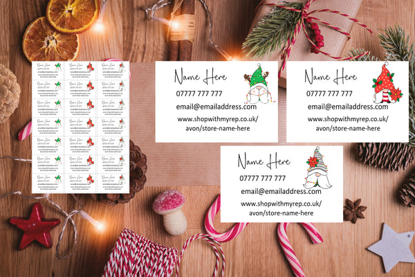 #1052 - Details labels x 21 Christmas