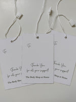 #1148 - Body Shop Christmas Gift Tags