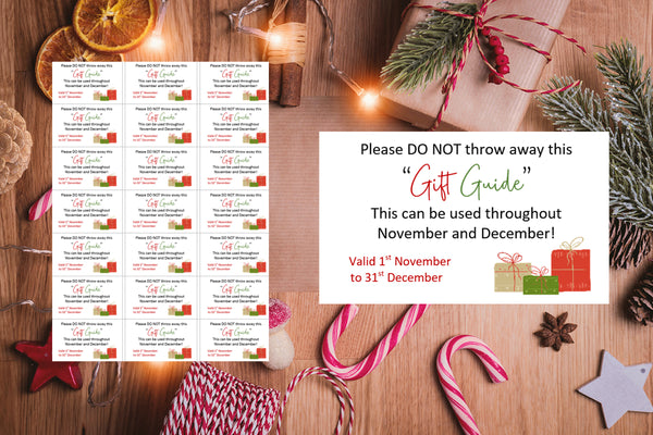 #1165 - Gift Guide Labels