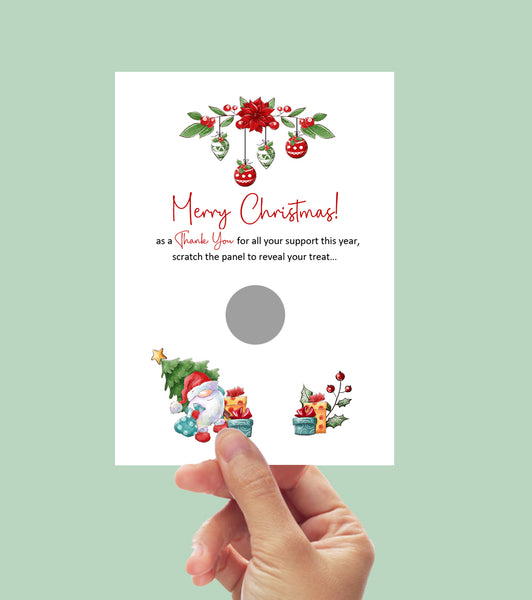 #1207 - Christmas Scratch Card