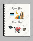 #1318- Customer Order Book Design 1 - A4