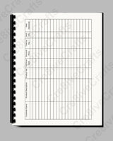 #1320 - Customer Order Book Design 3 - A4