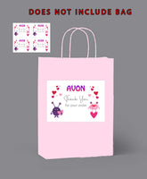 #1332 - Valentine's 4 x Bag labels