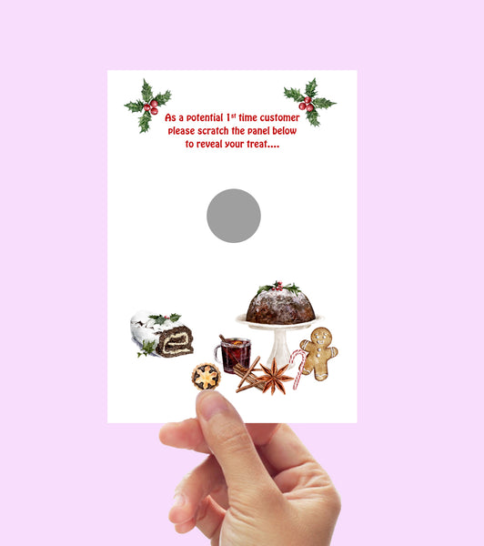 #1557 - Christmas Scratch Card - canvas