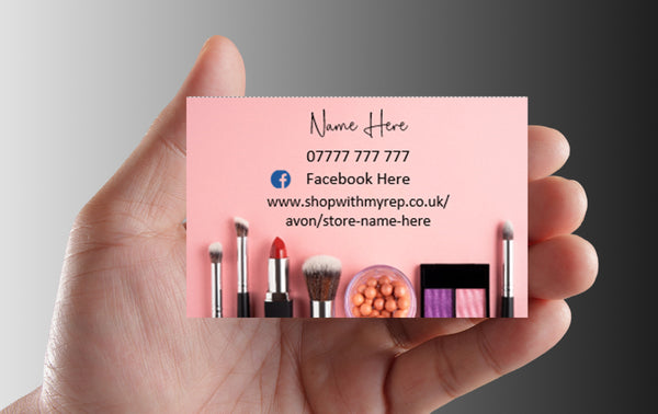 #1571 - Double Sided Avon Business Card - Downloadable File - Print at home