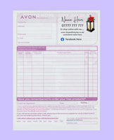 #1584 - Avon Order Form - Downloadable File - Print at home