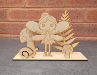 1500 - Fairy Scene - Freestanding - Unpainted