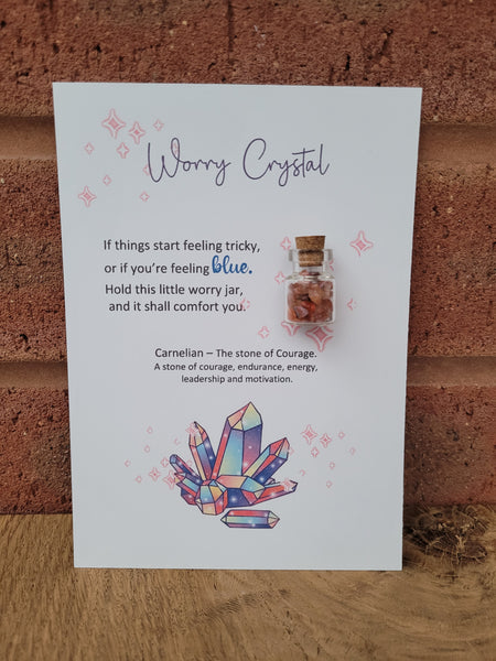 #9016 - Worry Crystal - Carnelian