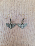 #8053 - Death Moth Earrings