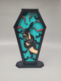 #5040 - Snake Coffin Display - Teal