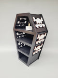 #5029 - Coffin Display Shelves - Black with skulls