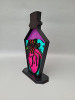 #5048 - Heart in a Bottle - Purple / Teal