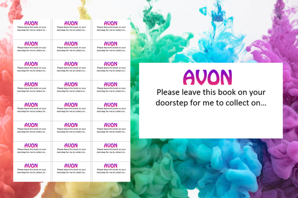 #231 - Avon - Leave Book on Doorstep - Labels