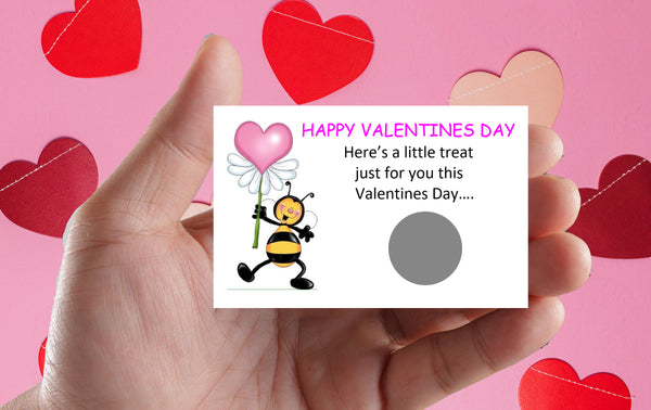 #585 - Scratch cards Valentine