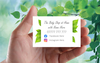 #662 - The Body Shop - Single Sided Business Cards