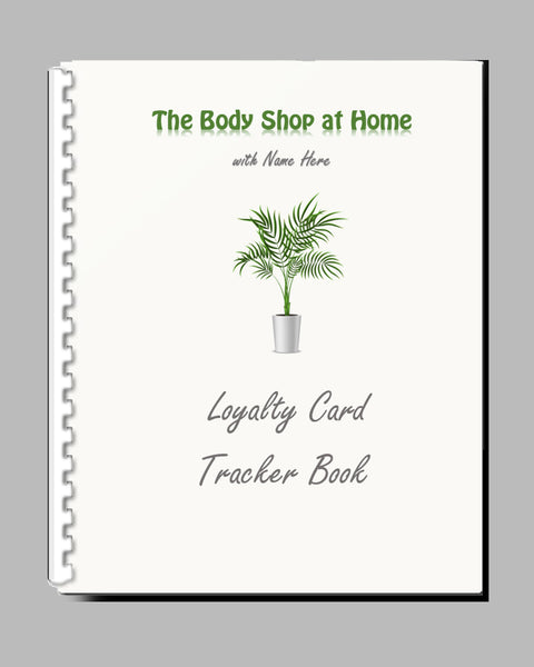 #683 - The Body Shop- 50 page Loyalty Card Tracker book