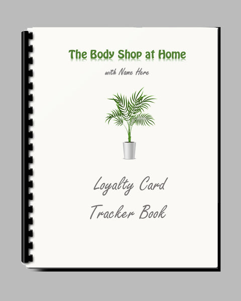 #684 - The Body Shop- 100 page Loyalty Card Tracker book