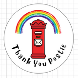 #757 - Thank You Postie Stickers x 24