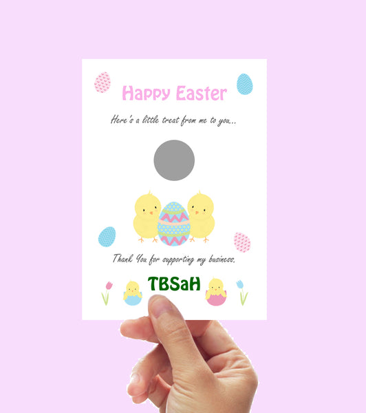 769 - A6 Large Easter Scratch Card