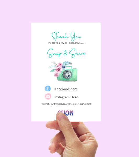 #782 - Snap & Share Card - A6