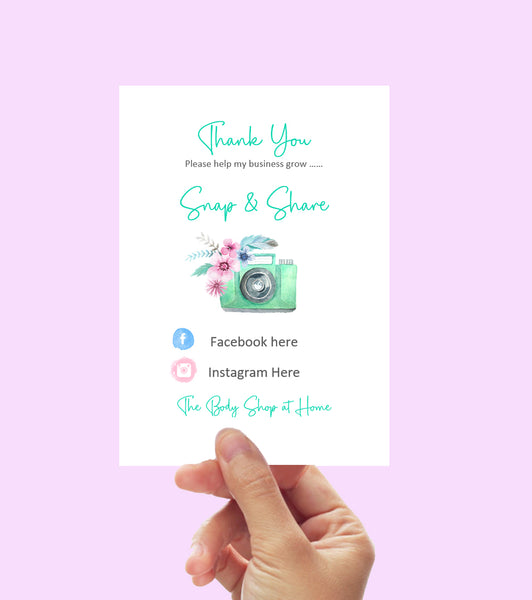 783 - Snap & Share Card - A6
