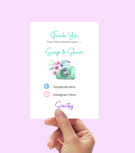 784 - Snap & Share Card - A6