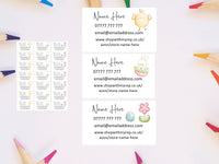 790 - Details labels x 21