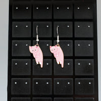#8010 - Cat Earrings - Pink