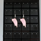 #8010 - Cat Earrings - Pink