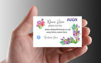#820 - Avon Single Sided Business Cards