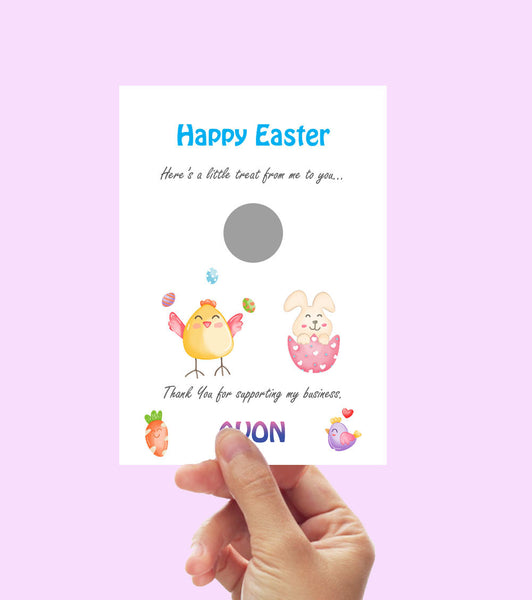 #830 - A6 Large Easter Scratch Card