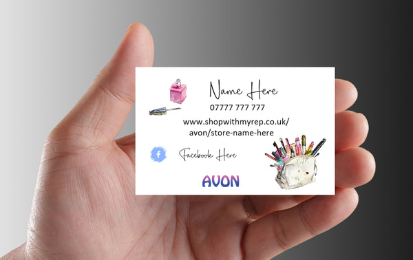 #844 - Avon Single Sided Business Cards
