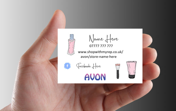 #849 - Avon Single Sided Business Cards