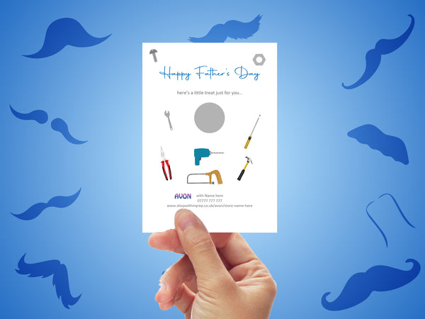 #857 - A6 Large Father's Day Scratch Card