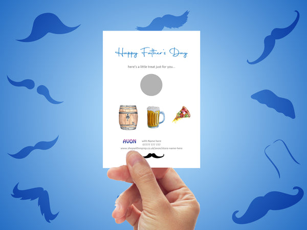 #860 - A6 Large Father's Day Scratch Card