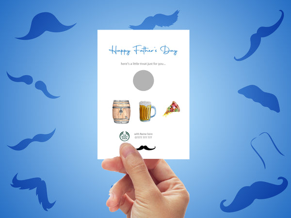 #861 - A6 Large Father's Day Scratch Card