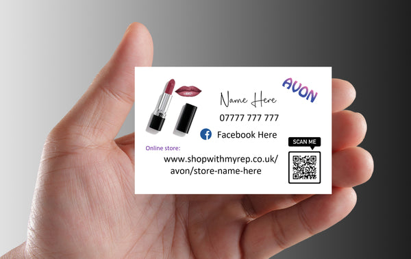 #891 - Avon Single Sided Business Cards