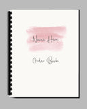 #895 -  - 100 page customer order book