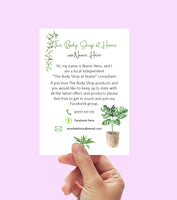 #902 - The Body Shop Canvassing Cards - A6