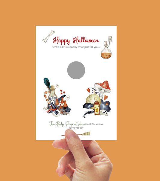 #909 - A6 Large Halloween Scratch Card TBSaH